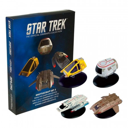 Star Trek Starship Diecast Mini replikas Shuttle Set 3